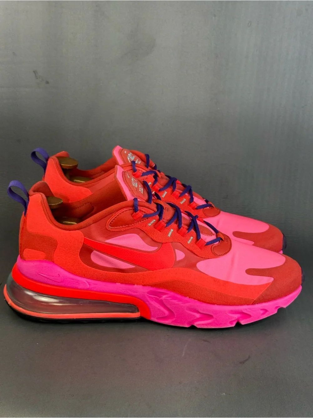 Nike Air Max 270 React 'Mystic Red Pink Blast'sneaker shoes men’s size 12.5